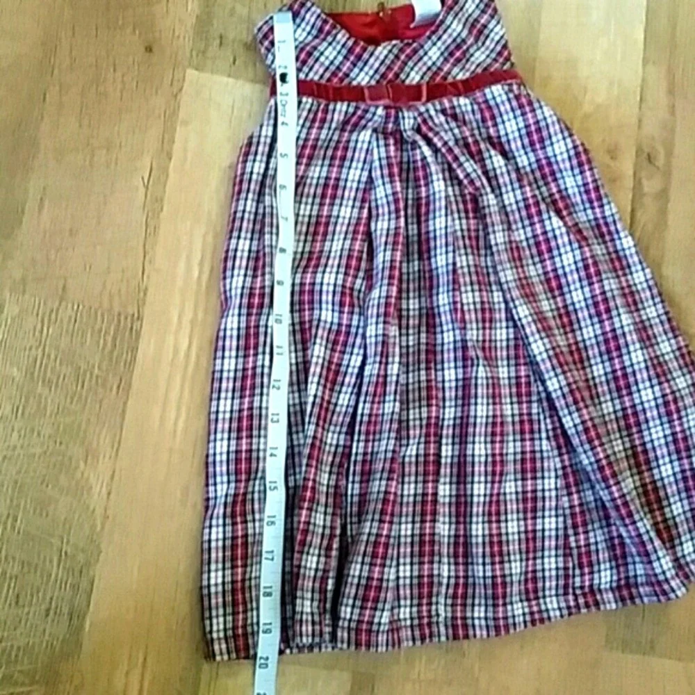Gymboree‎ Red Plaid Jumper Dress Size 5T
